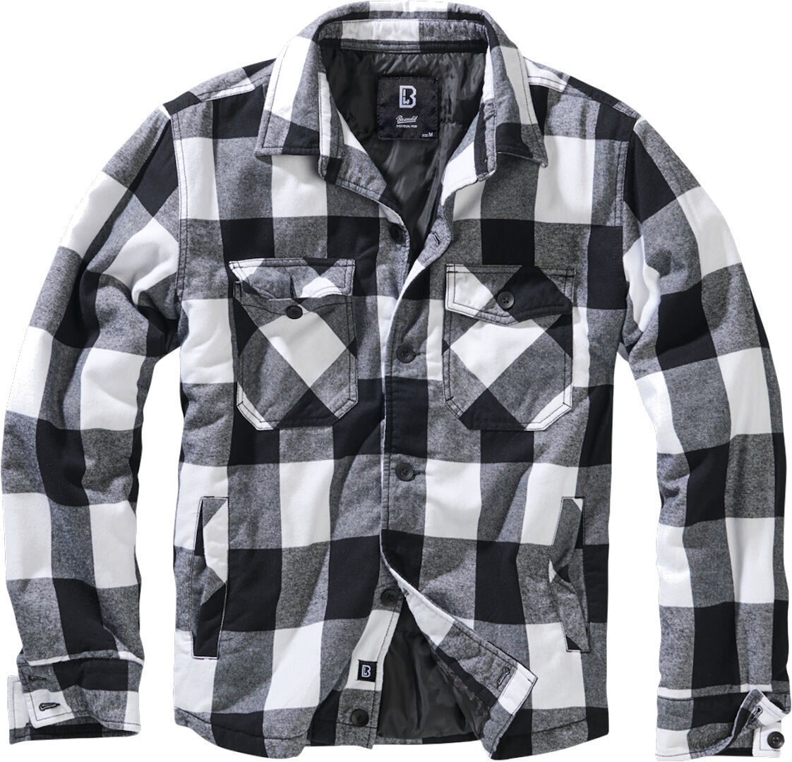 Brandit Lumber Chaqueta - Negro Blanco