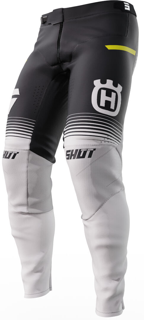 Shot Aerolite Husqvarna Limited Edition Pantalones de motocross - Negro Blanco (34)