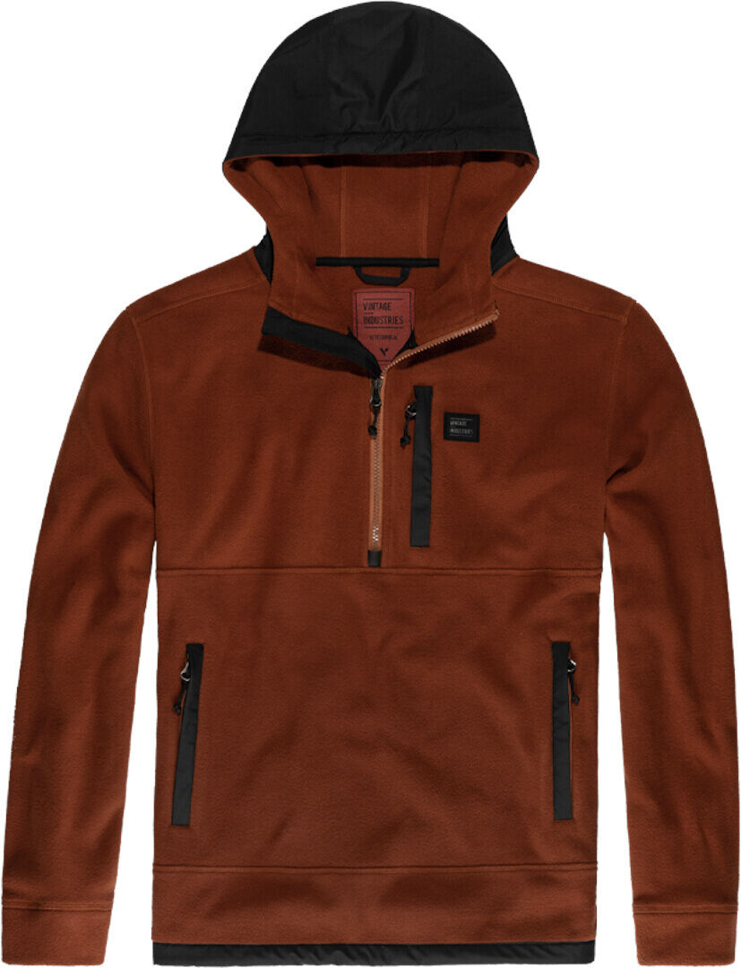 Vintage Industries Vinson Hollow Fibre Fleece Sudadera con capucha - Naranja (L)