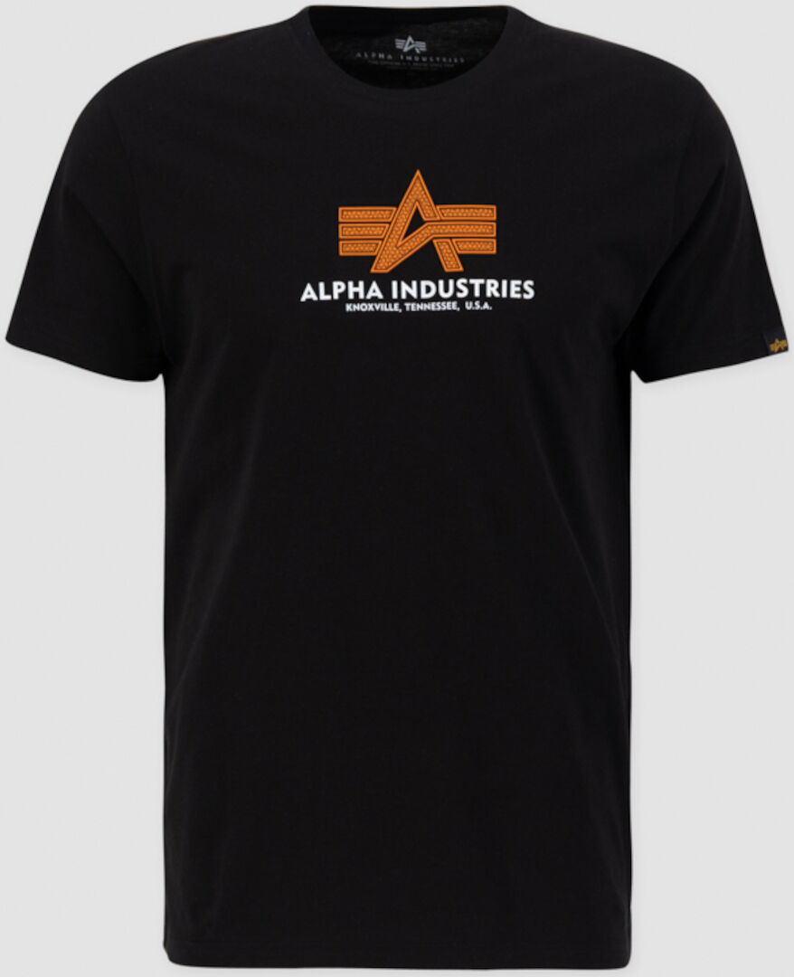 Alpha Basic Rubber Camiseta - Negro (2XL)