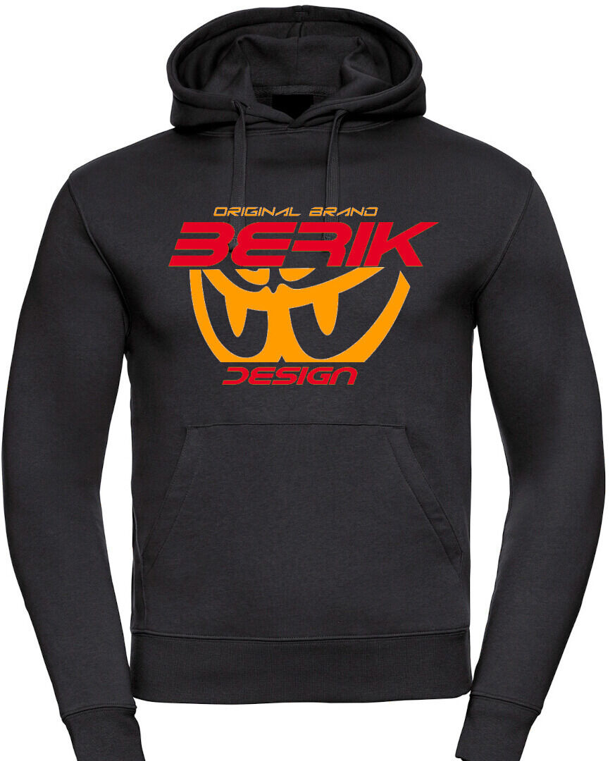 Berik The New Eye Sudadera con capucha - Negro Rojo Naranja