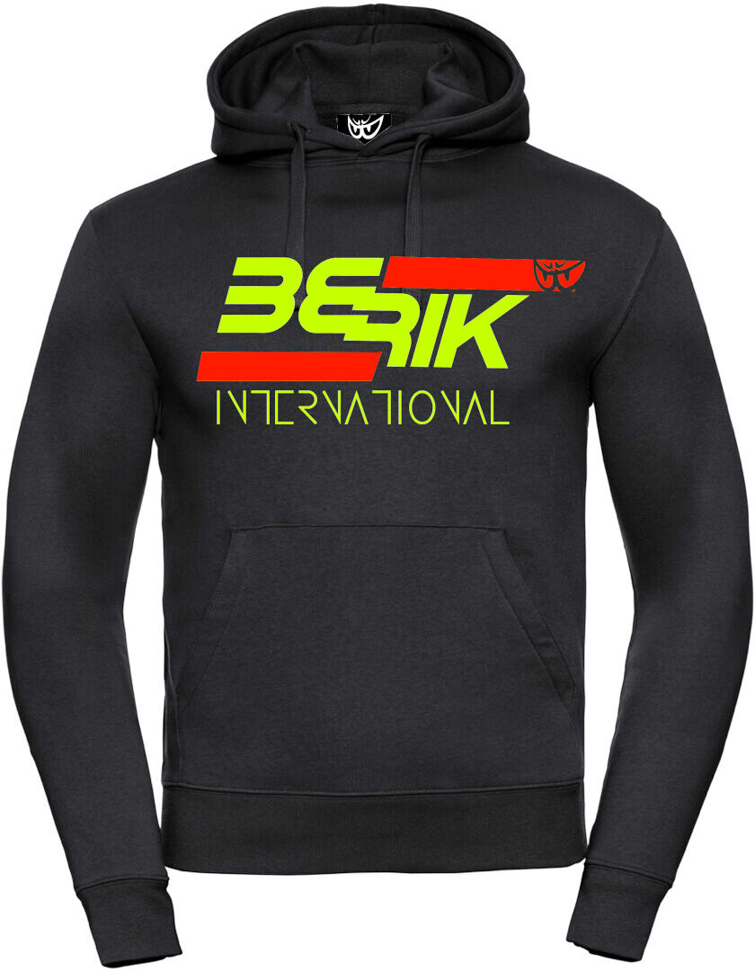 Berik International Sudadera con capucha - Negro Amarillo (L)