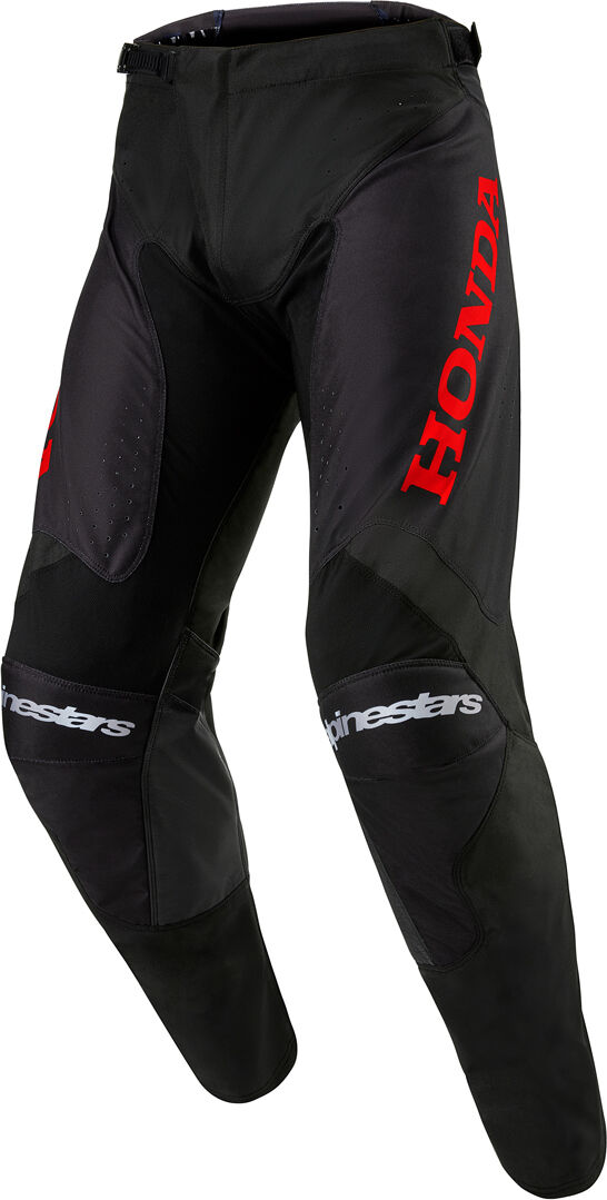 Alpinestars Honda Racer Iconic Pantalones de motocross - Negro Rojo (34)