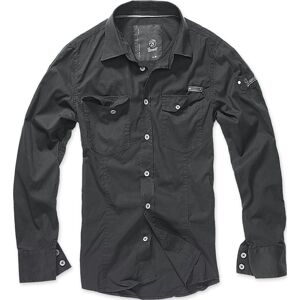 Brandit SlimFit Camisa - Negro (M)