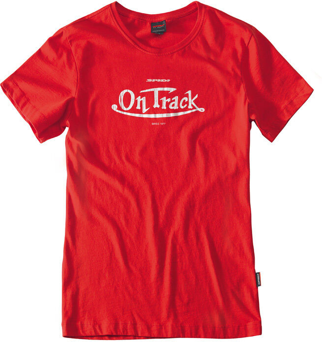 Spidi On Track Señoras camiseta - Rojo (XL)