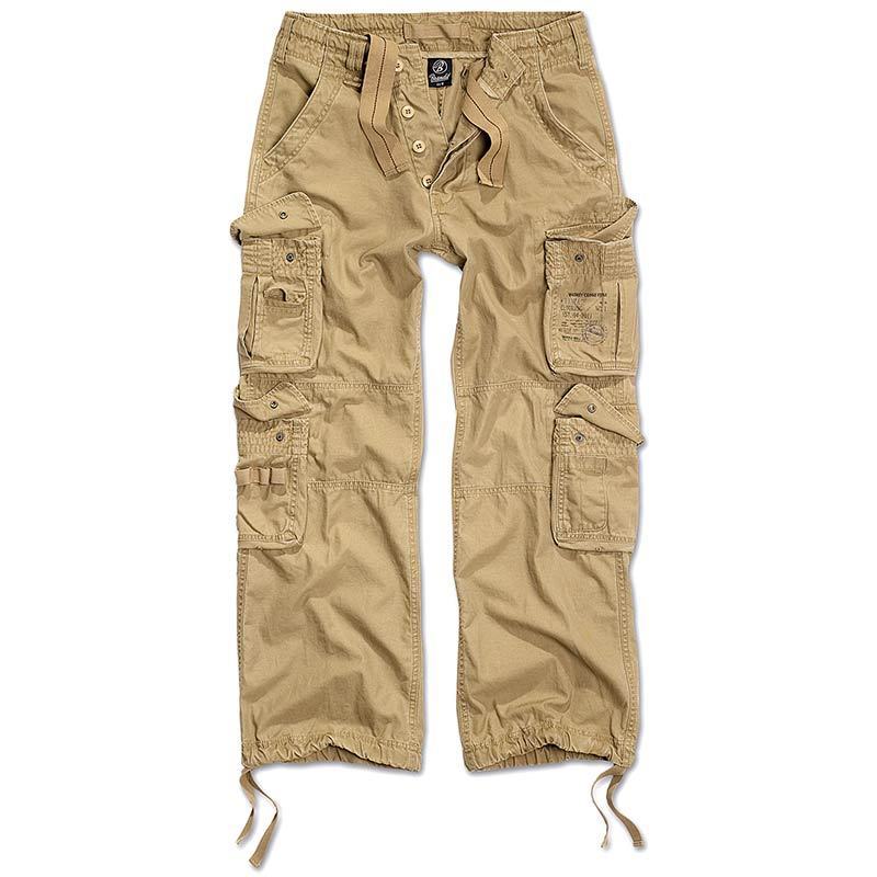 Brandit Pure Vintage Pantalones - Beige (L)