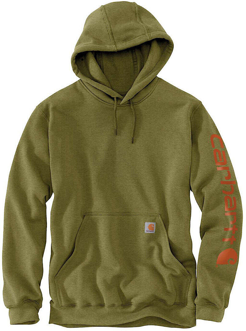 Carhartt Midweight Sleeve Logo Sudadera con capucha - Verde Marrón