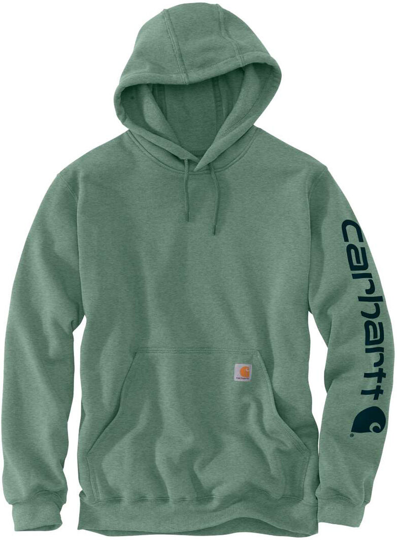 Carhartt Midweight Sleeve Logo Sudadera con capucha - Verde