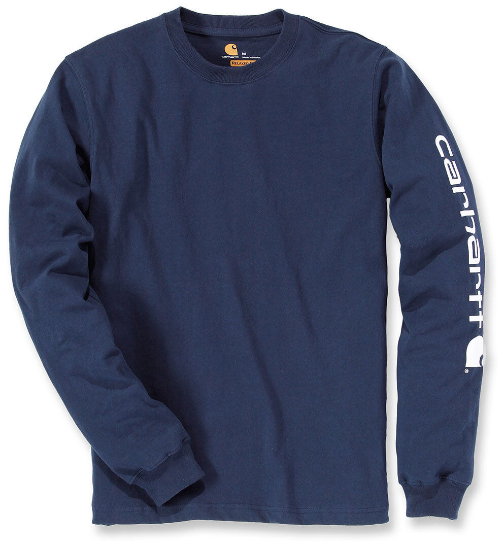 Carhartt Logo Longsleeve - Azul (S)