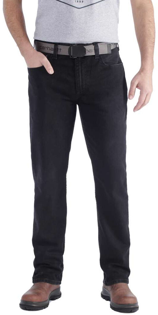 Carhartt Rugged Flex Relaxed Straight Pantalones vaqueros - Negro (32)