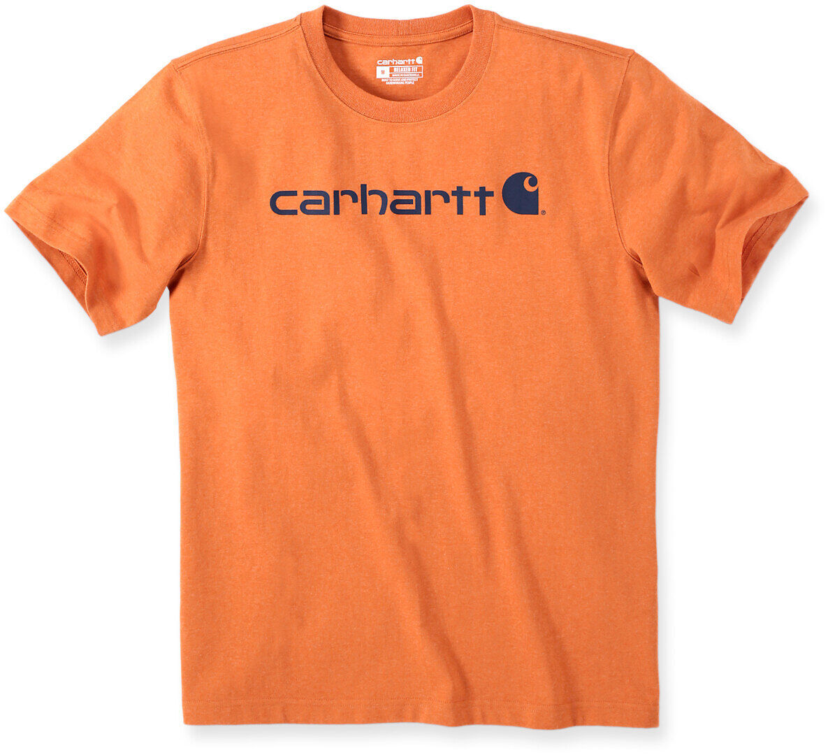 Carhartt EMEA Core Logo Workwear Short Sleeve Camiseta - Naranja (XL)