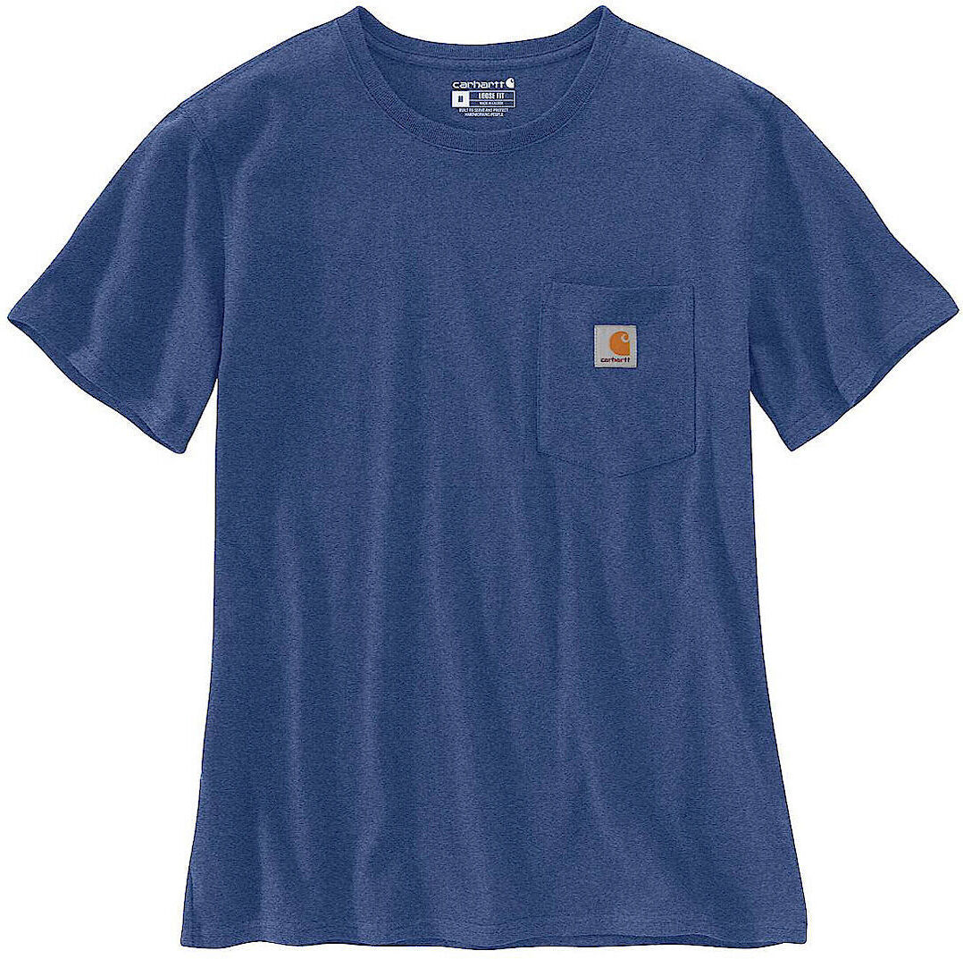 Carhartt Workwear Pocket Camiseta para mujeres - Azul (XS)