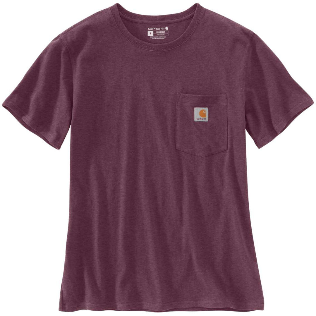 Carhartt Workwear Pocket Camiseta para mujeres - Lila (XL)
