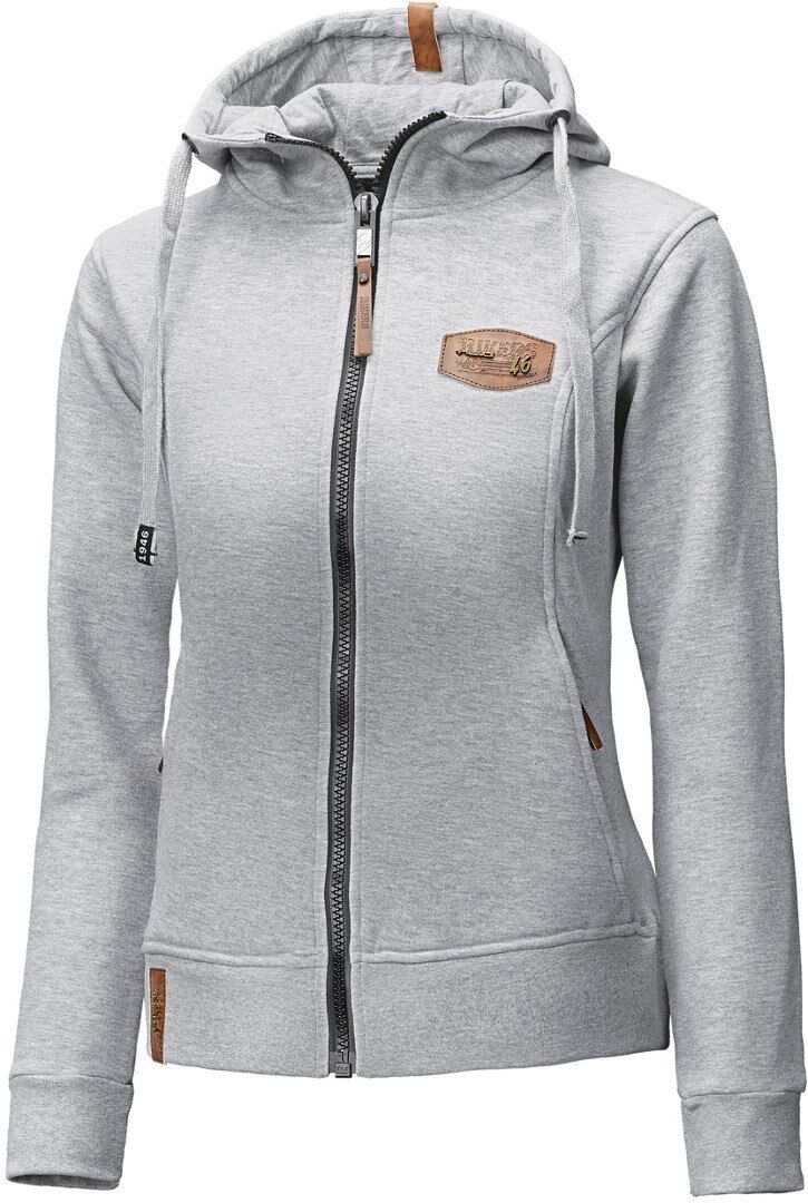 Held 46 Zip Hoodie de las mujeres - Gris (XL)