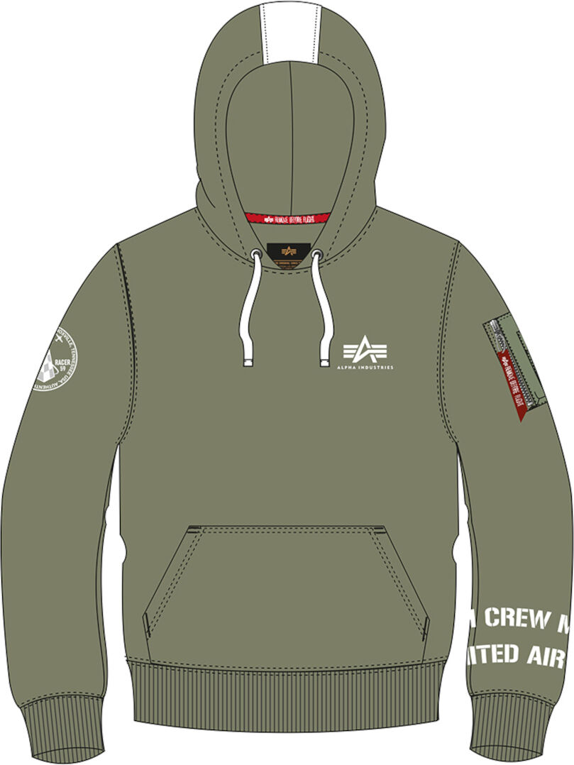 Alpha Unlimited sudadera con capucha - Verde (S)