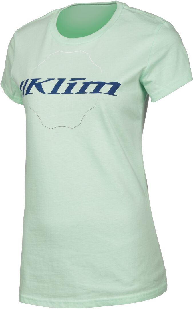 Klim Excel Camiseta para mujer - Verde Azul (L)