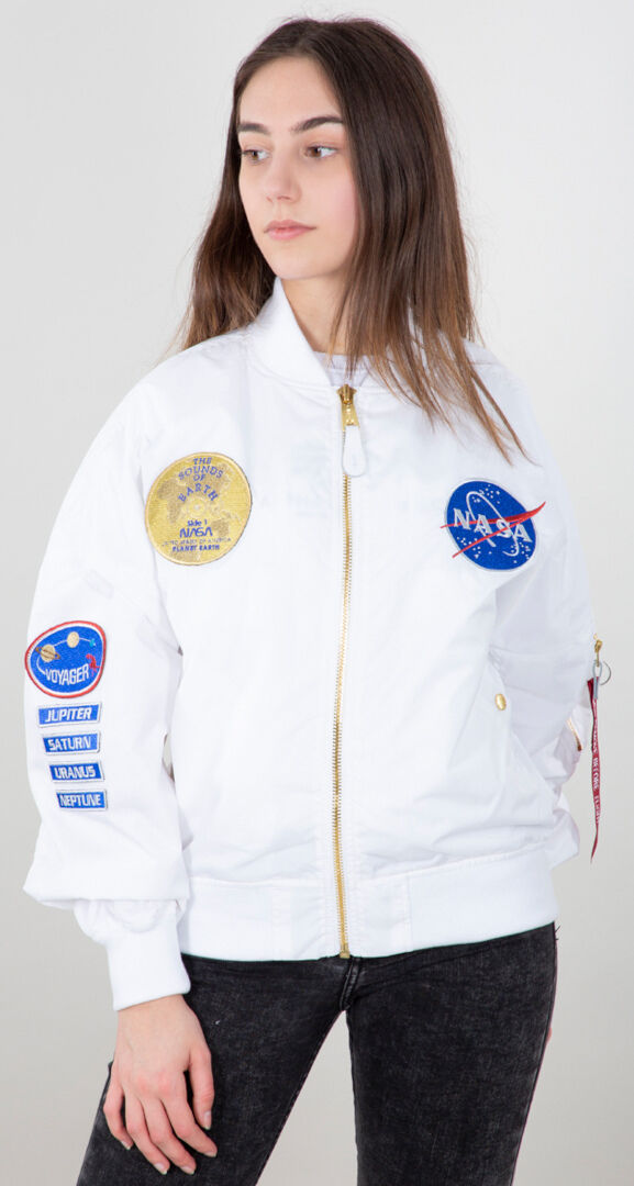 Alpha MA-1 TT OS Voyager Chaqueta de dama - Blanco