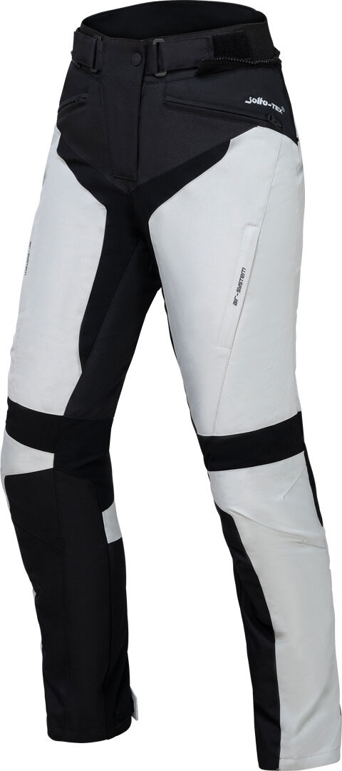 IXS Tromsö-ST 2.0 Pantalones textiles para motocicletas para damas - Negro Gris