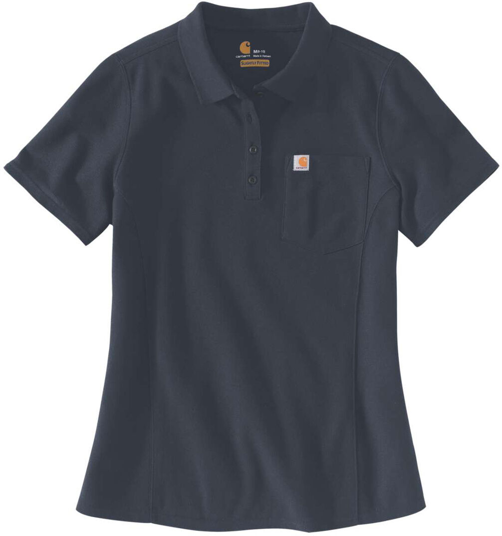 Carhartt Short Sleeve Polo dama - Azul (L)