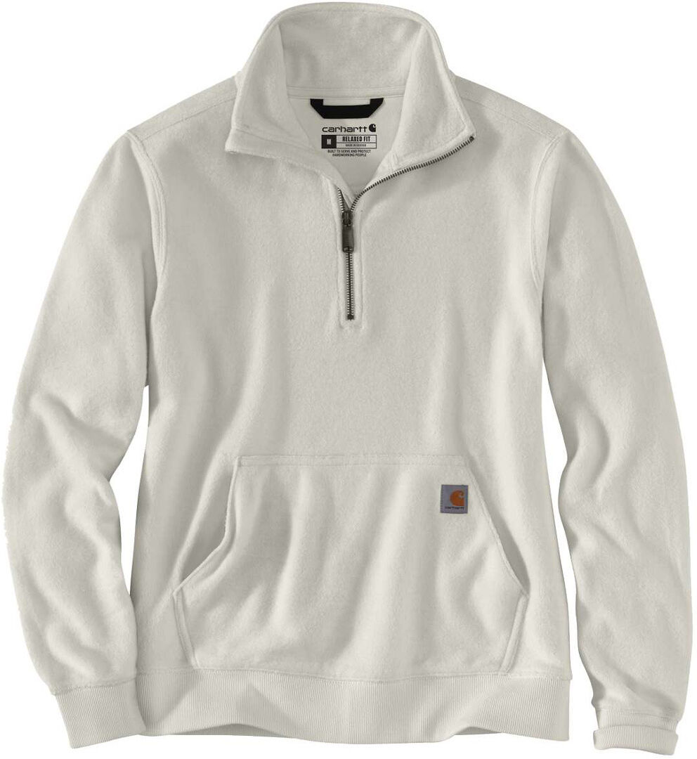 Carhartt Midweight Half Zip Sudadera de dama - Blanco (XS)