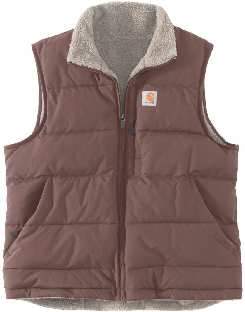 Carhartt Relaxed Midweight Utility Chaleco de dama - Marrón