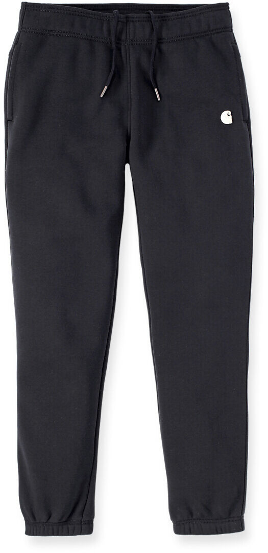 Carhartt Relaxed Fit Fleece Pantalones de chándal para damas - Negro (XL)