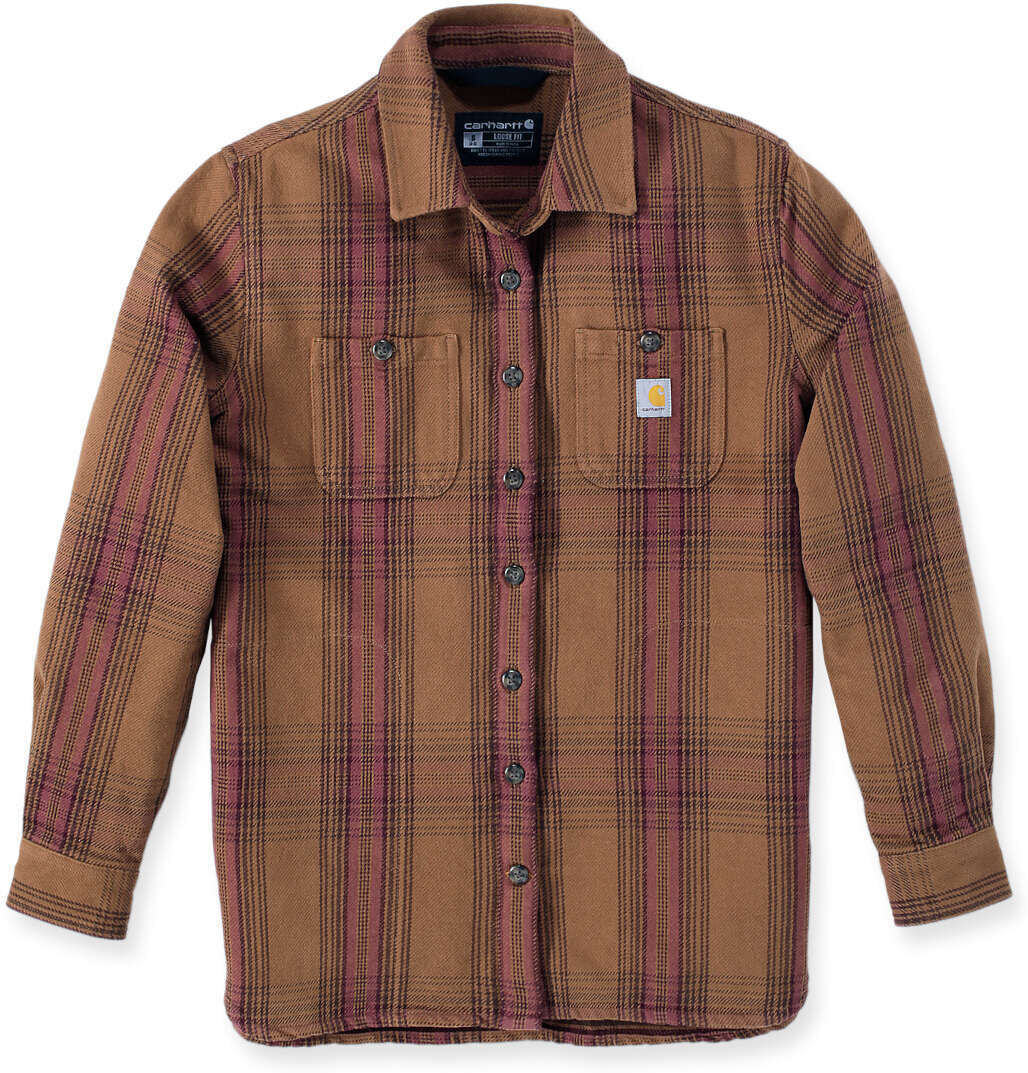 Carhartt Loose Fit Heavyweight Twill Camisa Damas - Marrón