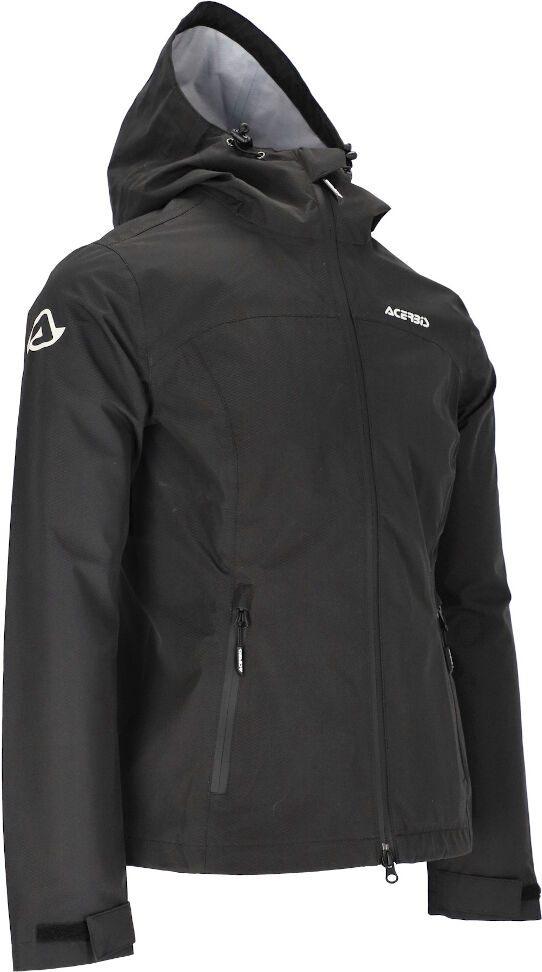 Acerbis Paddock 3L impermeable Chaqueta de mujer - Negro (XL)