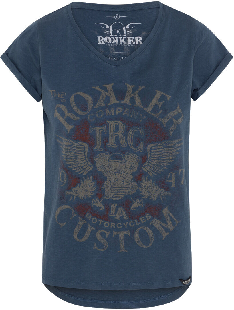 Rokker Custom Camiseta de mujer - Azul (S)