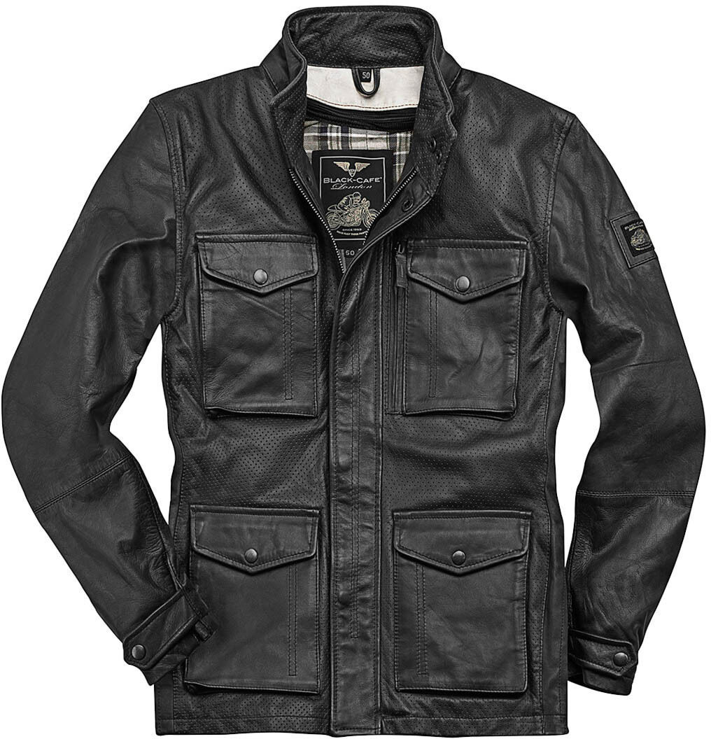 Black-Cafe London Manhattan Chaqueta de cuero Black-Cafe London Manhattan Chaqueta de cuero
