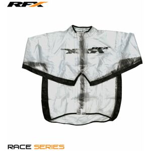 RFX Sport Chaqueta de lluvia (transparente / negro) - talla infantil L (10-12 años) - transparent