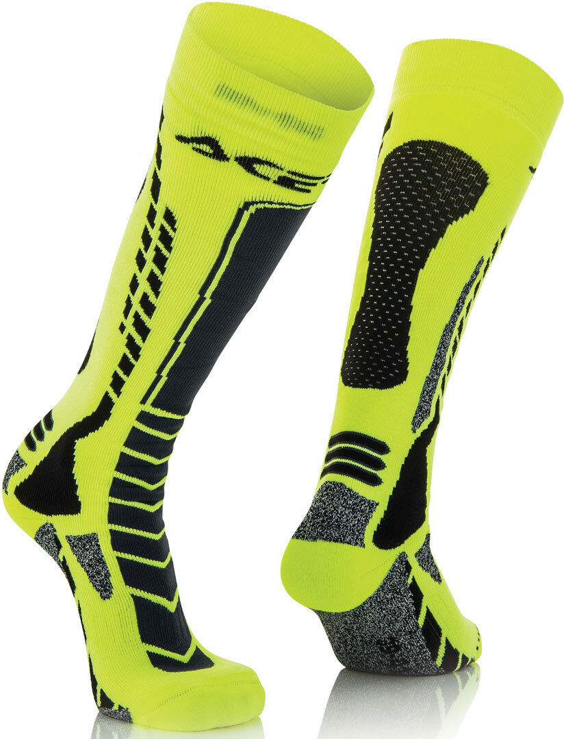 Acerbis MX Pro Calcetines - Negro Amarillo (S M)