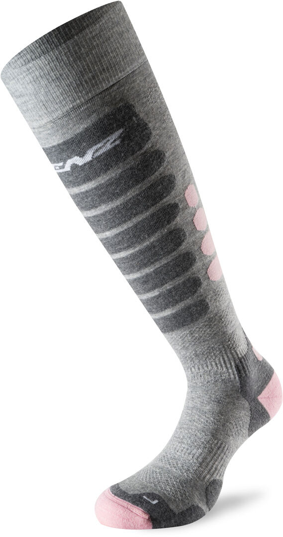 Lenz Skiing 3.0 Calcetines - Gris Rosa (35 36 37 38)