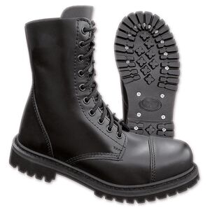 Brandit 10 Eyelet Botas - Negro (43)