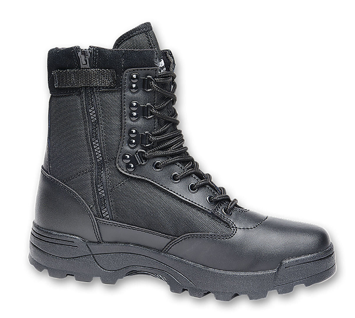 Brandit Zipper Tactical Botas - Negro (42)