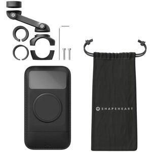 Shapeheart Paquete de motocicleta Pro Boost Soporte magnético para teléfono inteligente para manillar de motocicleta - Negro (2XL)