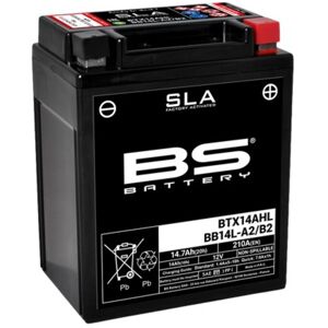 BS Battery Batería SLA libre de mantenimiento activada de fábrica - BTX14AHL / BB14L-A2 / B2 -  (135 mm)