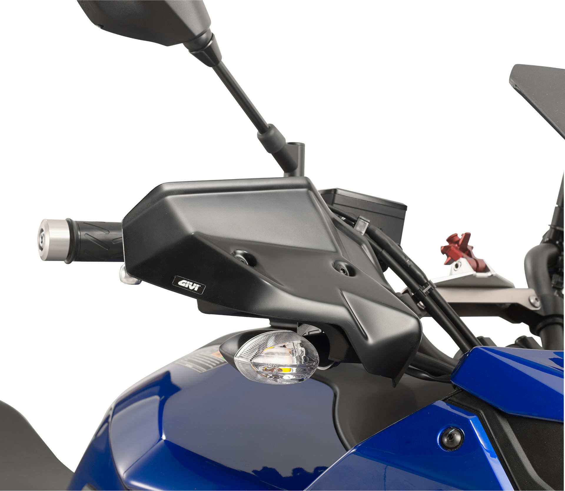 GIVI Deflector de viento de plexiglás  para el protector de mano original para Yamaha MT-07 Tracer (16-19) -