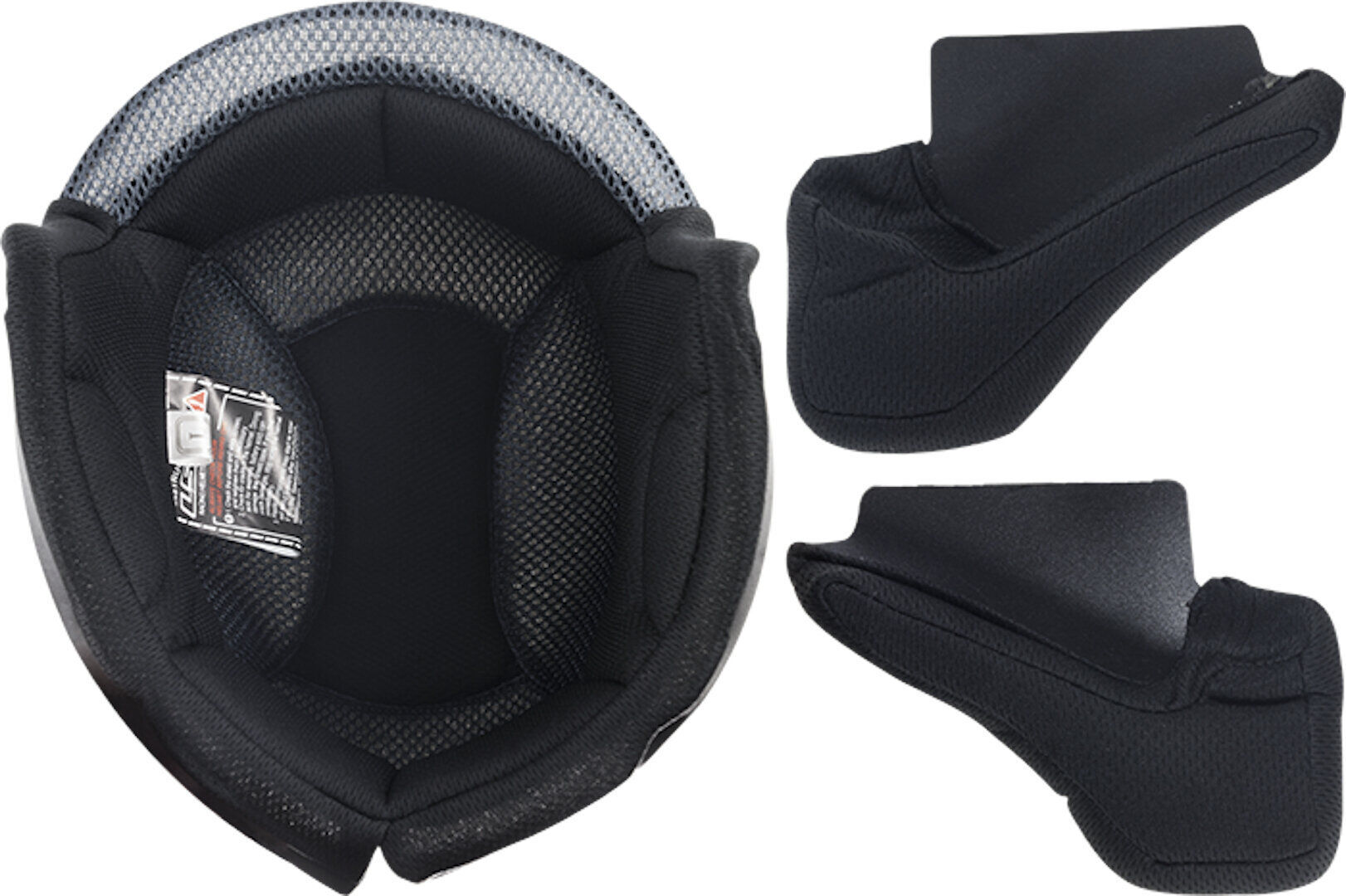 LS2 OF558 Sphere Lux Forro interior &almohadillas para mejillas - Negro (M)