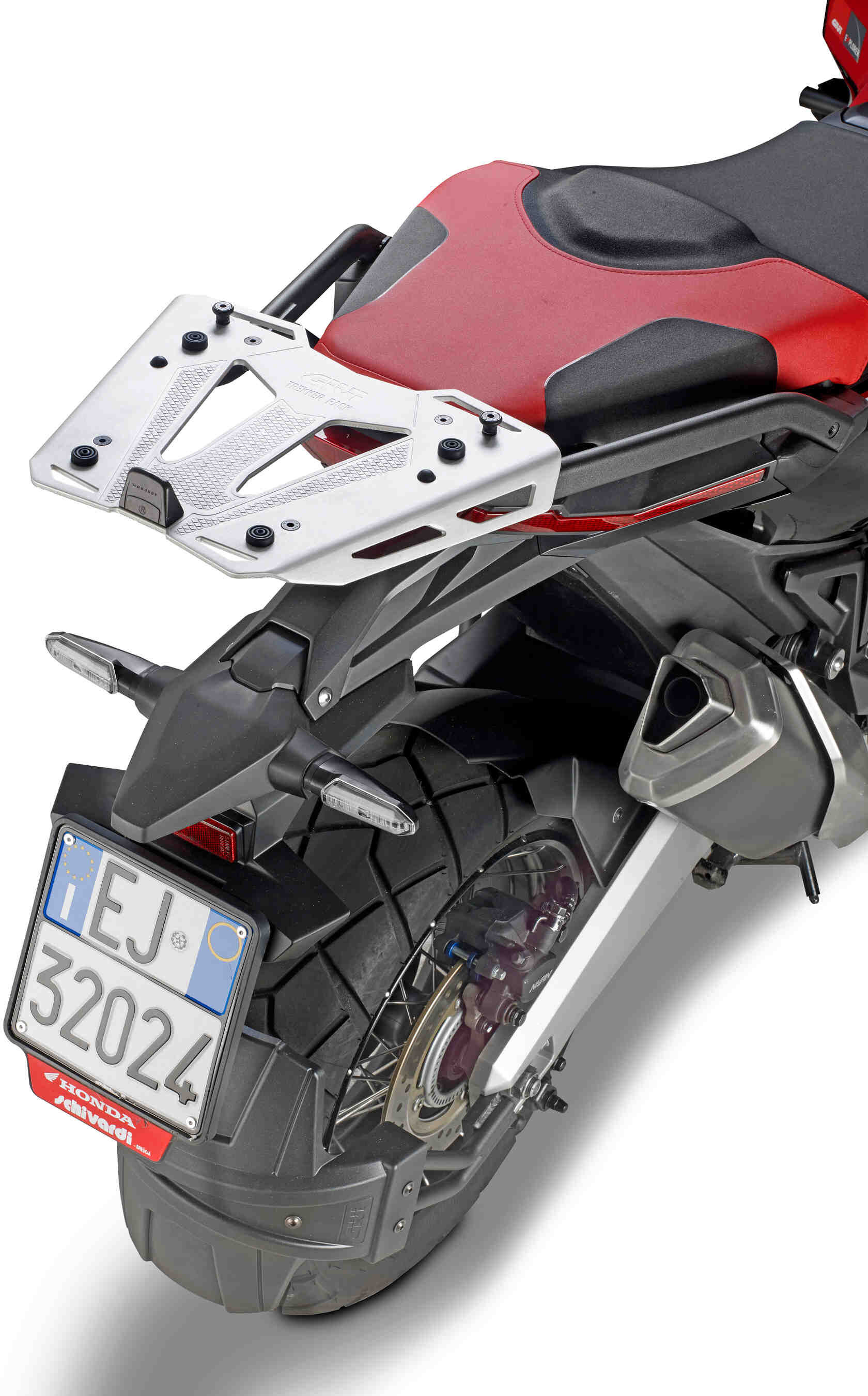 GIVI Portamaletas superior para maleta monollave o monobloqueo para Honda X-ADV 750 (17-20), máx. 6 kg de carga útil Transportista de maletas superior -