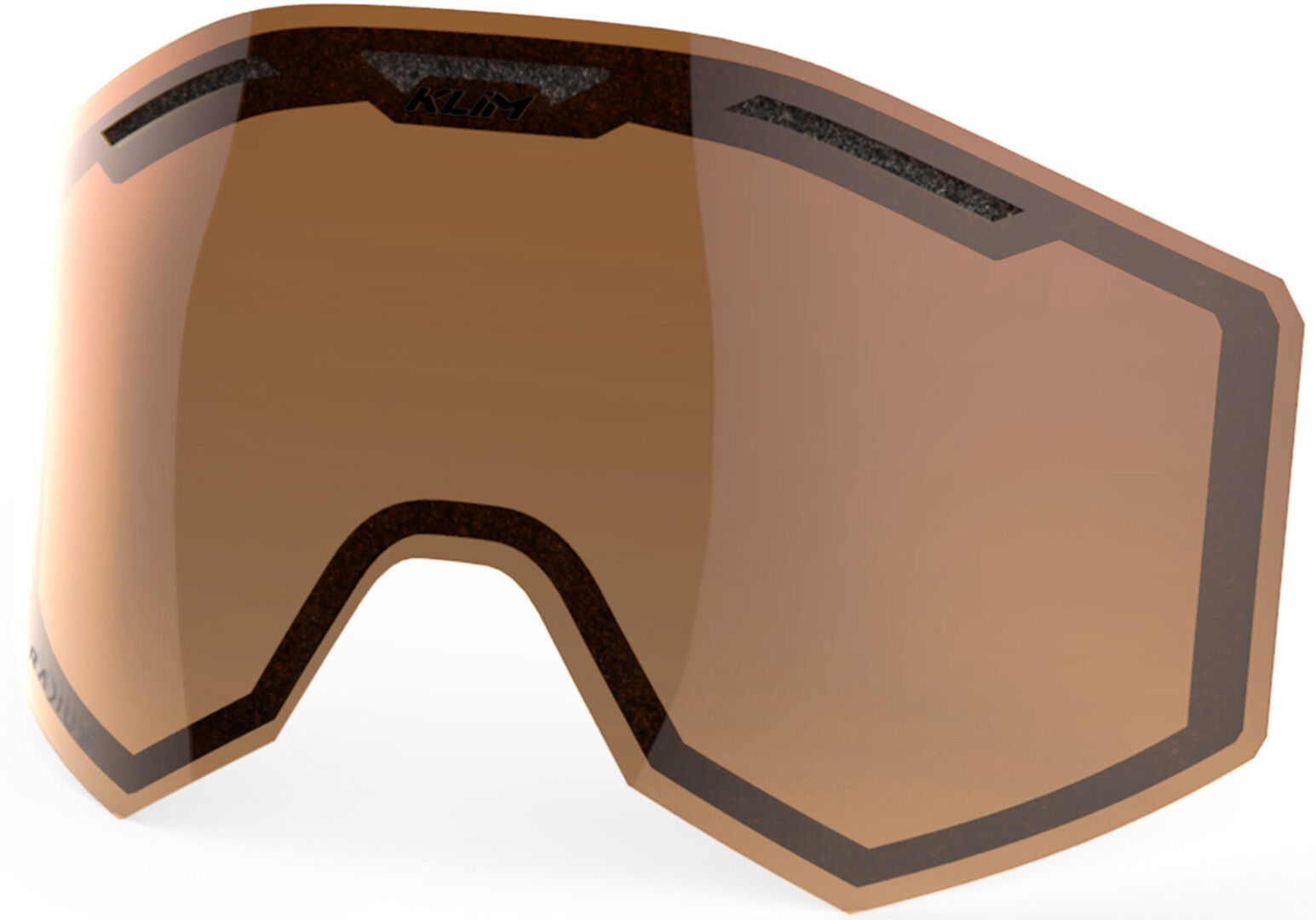 Klim Radius Pro DB Brown Tint Polarized Lente de reemplazo - Naranja