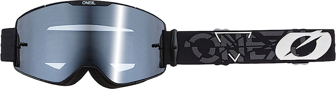 Oneal B-20 Strain V.22 Gafas de motocross - Negro Blanco (un tamaño)