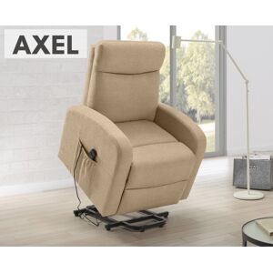 HOME Sillón relax de tela Axel power-lift