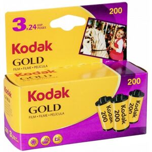 Kodak Carrete Kodak GOLD 200 35mm 24Exp Pack 3