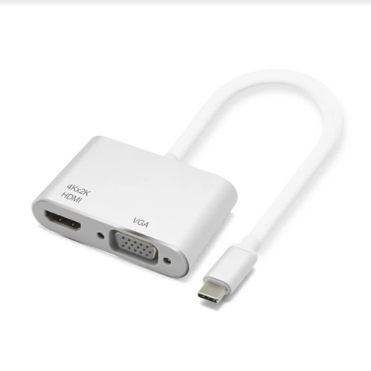 Ultrapix adaptador 2 en 1 USB C con HUB HDMI y VGA UPBN-018