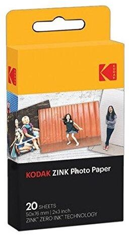 Papel fotográfico Kodak Zinc 20 hojas 50x76mm