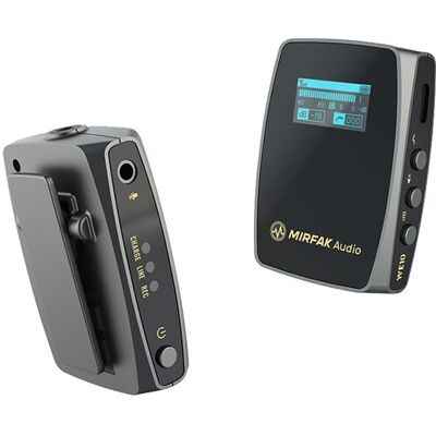Sistema de Micrófono Inalámbrico WE10 de Mirfak Audio - Compacto, Versátil Sistema de Micrófono Inalámbrico WE10 de Mirfak Audio - Compacto, Versátil