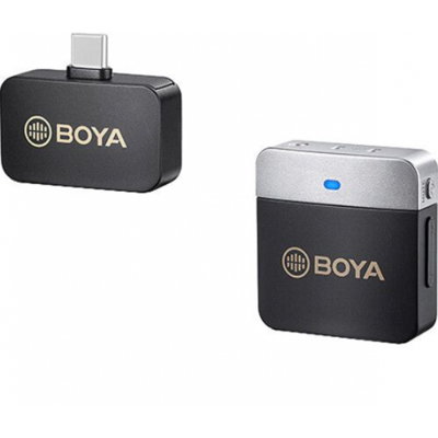Micrófono inalámbrico Boya M1V3 para dispositivos USB-C Micrófono inalámbrico Boya M1V3 para dispositivos USB-C