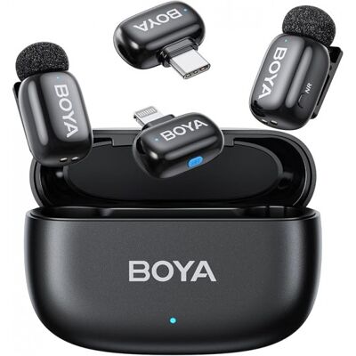 Micrófono Boya Mini 2 01 negro Micrófono Boya Mini 2 01 negro