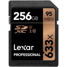 Lexar Tarjeta de memoria Lexar Professional 633x SDHC/SDXC UHS-I a 95MB/s de 256GB